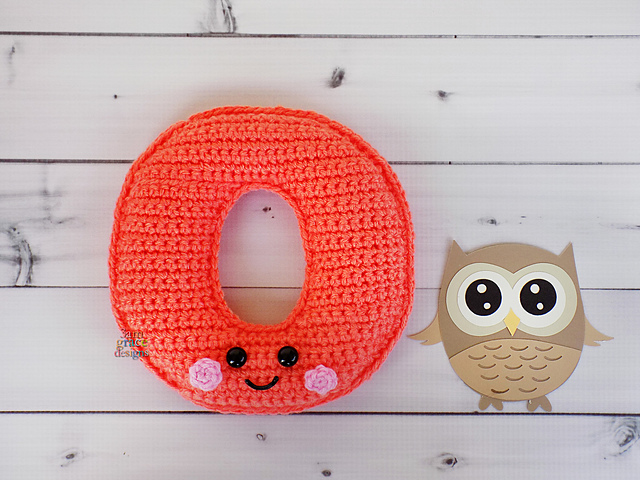 Letter o Alphabet Kawaii Cuddler®