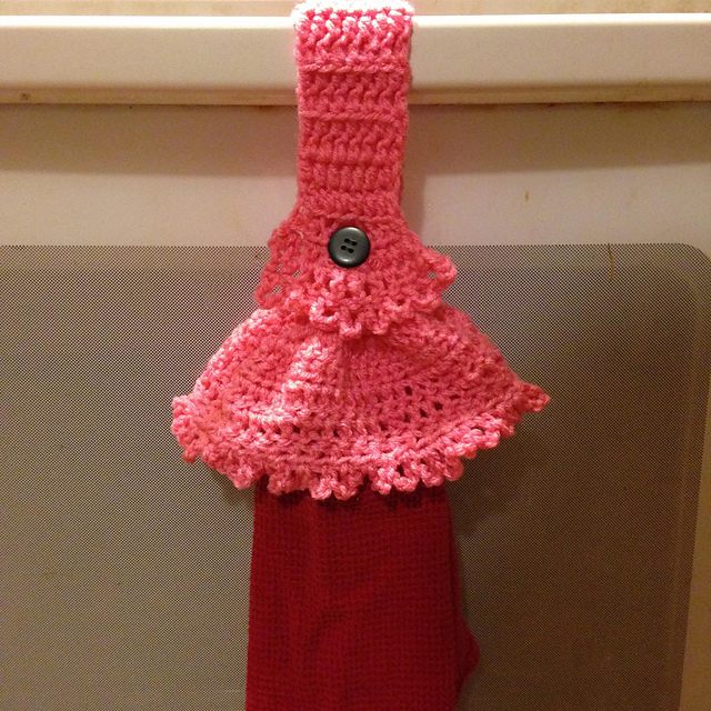 Kitchen Towe Topper **NO SEW**