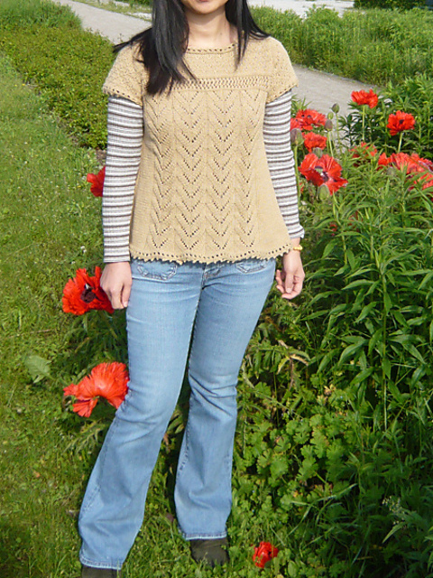2 French sleeve pullover
