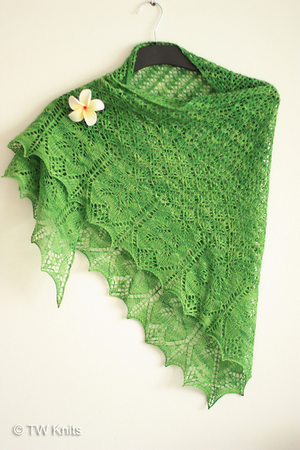 Herzblatt Shawl