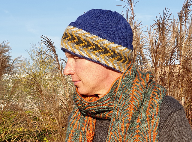 Cozy Zigzag hat