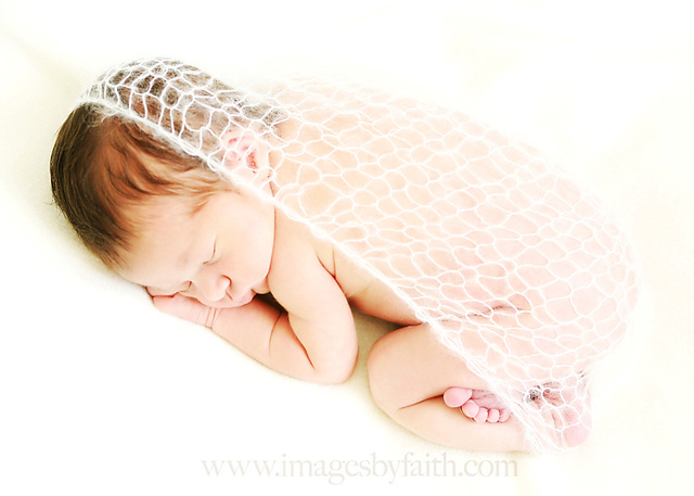Lacy Baby Wrap Photo Prop