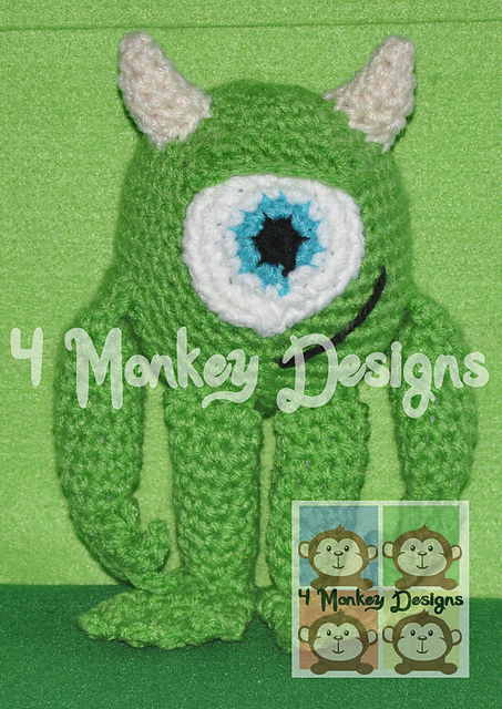 Mike Wazowski inspired critter