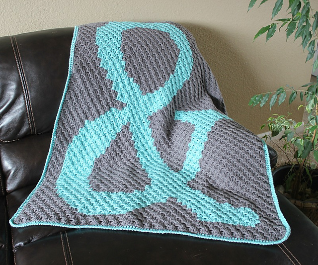 Ampersand C2C Throw Blanket