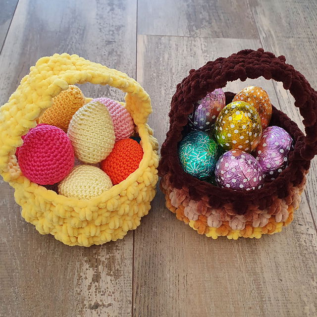 Chenille Easter Basket