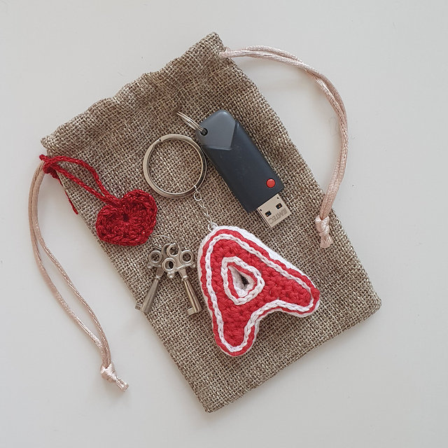 3D Keychain Letter A