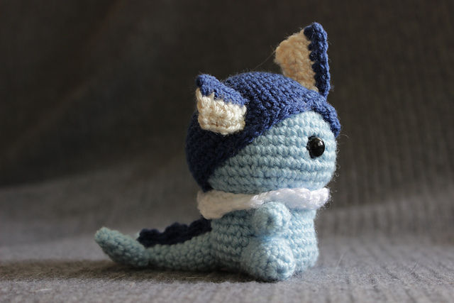 Vaporeon Pokemon Eeveelution Amigurumi