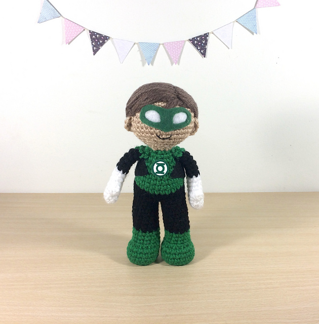 Green Lantern Amigurumi