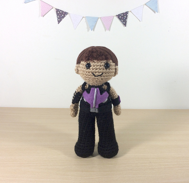 Hawkeye Amigurumi Doll