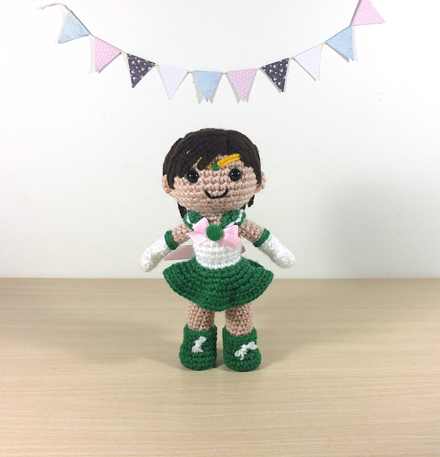 Sailor Jupiter Amigurumi Plush Doll