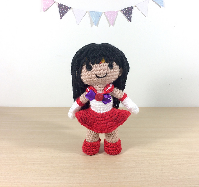 Sailor Mars Amigurumi Plush Doll