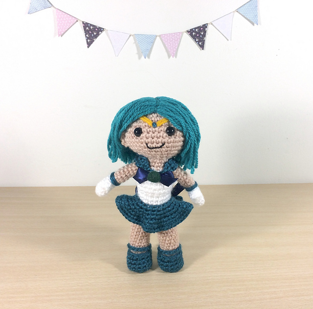 Sailor Neptune Amigurumi Plush Doll