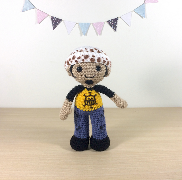 Ravelry Trafalgar Law Amigurumi pattern by 53stitches