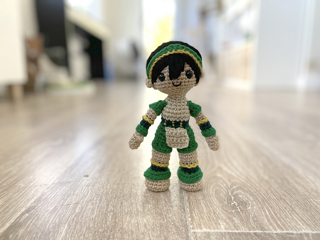 Toph Avatar Amigurumi Doll
