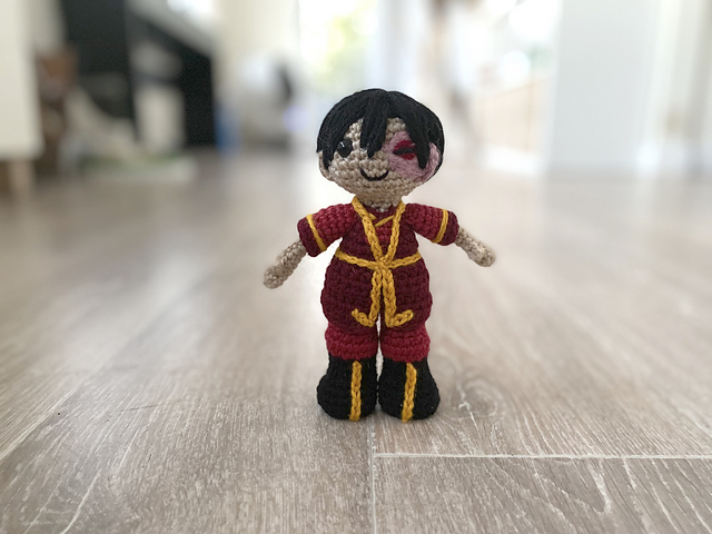Zuko Avatar Amigurumi Doll