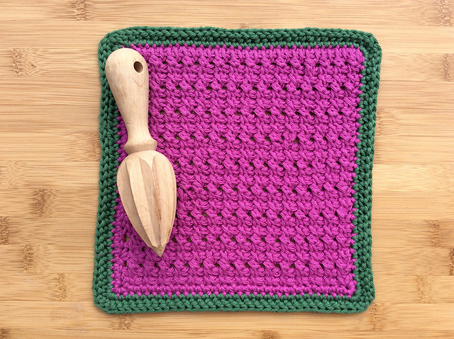 Double-Crossed Dishcloth