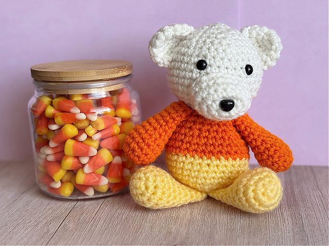 Little Candy Corn Bear