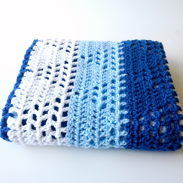 Triangles & Stripes Baby Blanket