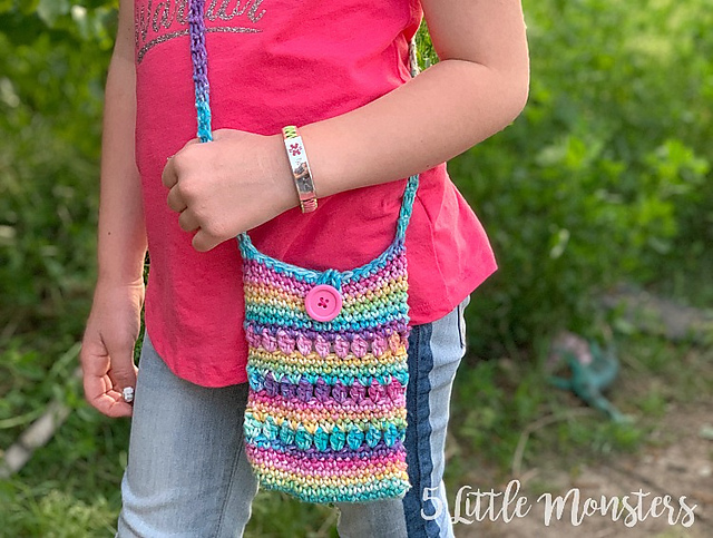 Rainbow Crossover Purse