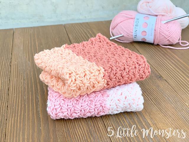 Wattle Stitch Washcloth
