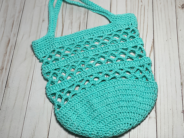 Trellis Stripe Market Bag
