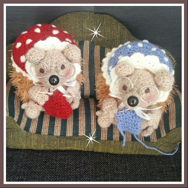Mormor igelkott - nåldyna eller maskot.