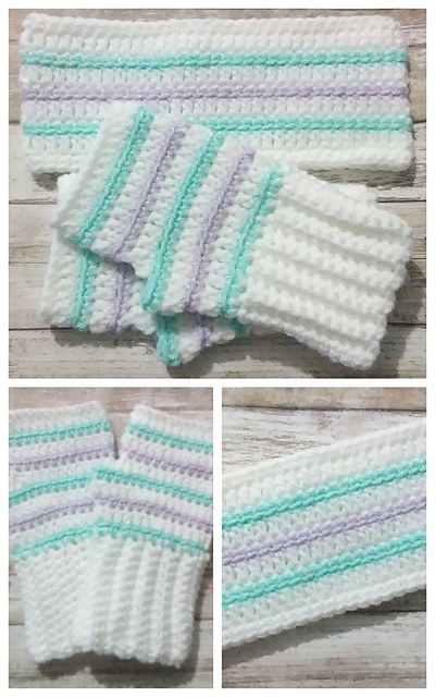 Eazee Breezee Headband & Fingerless Gloves