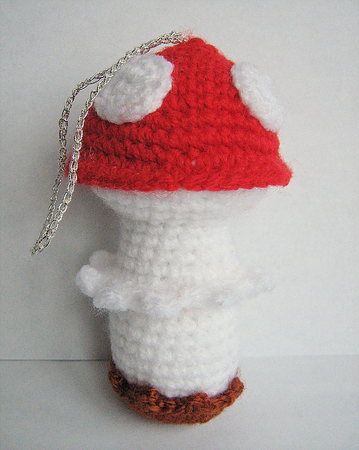 Red Mushroom Christmas Decoration