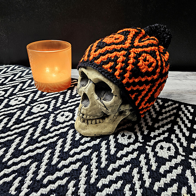 Ravelry: Chevron & Skulls pattern by Alexis Sixel