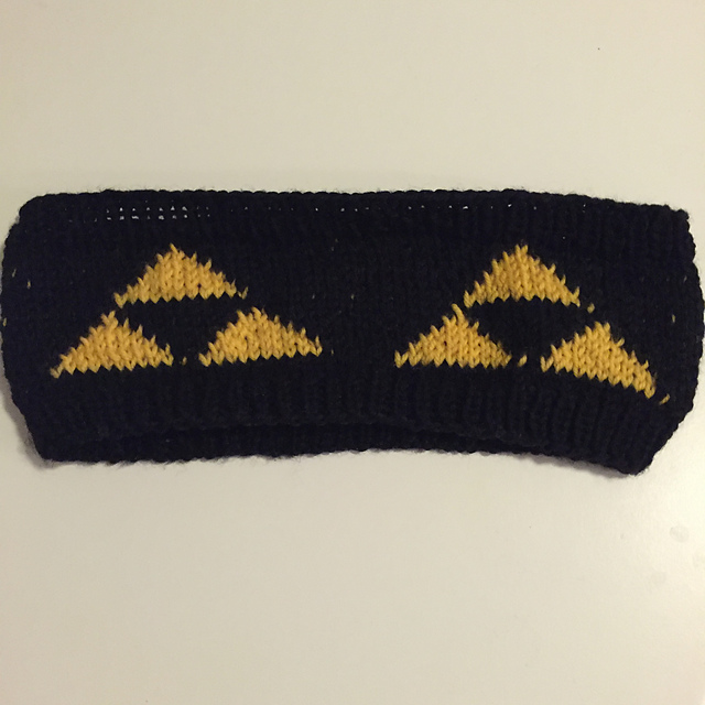 Zelda triforce headband