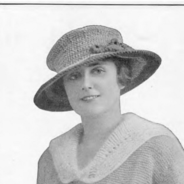 Crocheted Mushroom Hat No. 451
