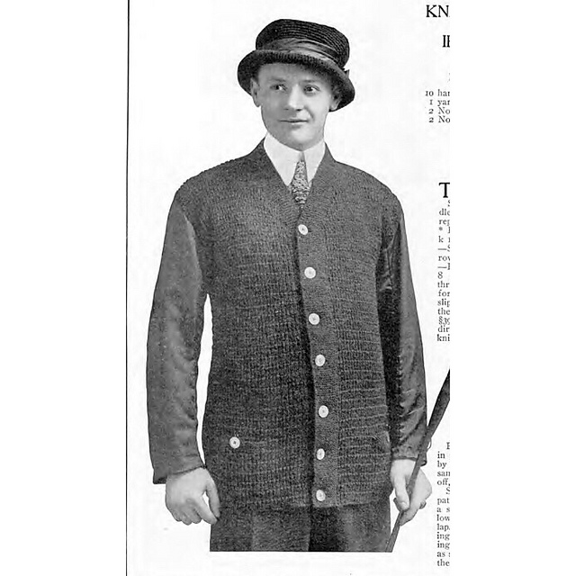 No. 489 Golf Coat with Silk Sleeves