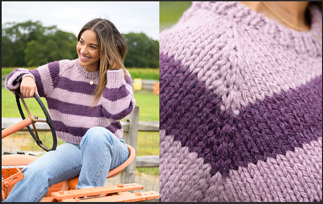 Sporty Stripes Pullover