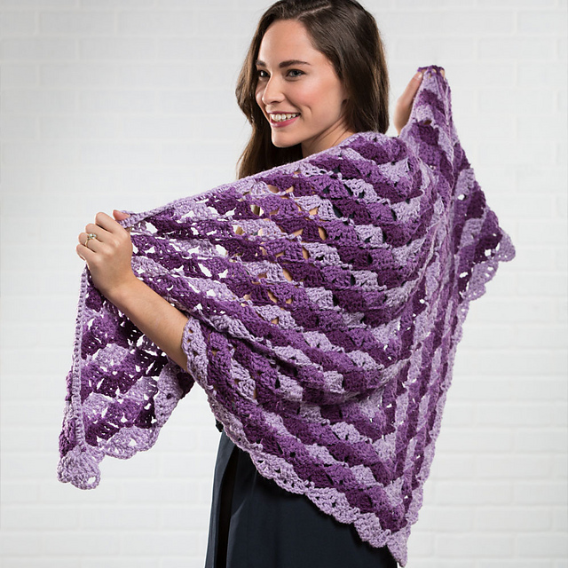 Purplexed Shawl
