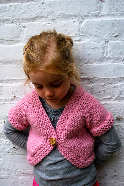 One Button Cropped Sweater {The Madeleine}