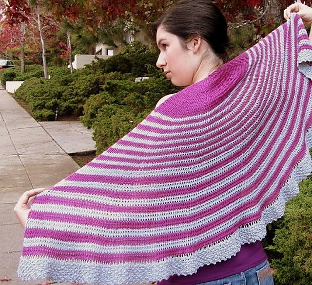 Amanda Half-circle Shawl