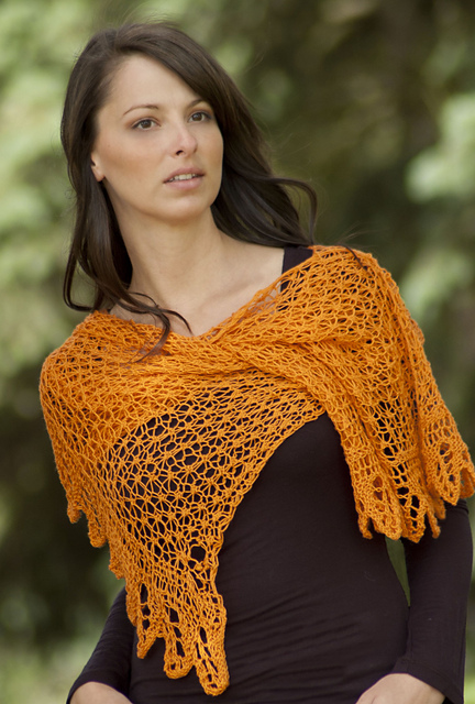 Orange Crush Shawl