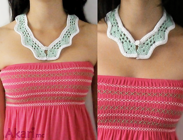 Pyramids lacy Collar _ M14
