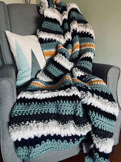 Blue Honey Blanket