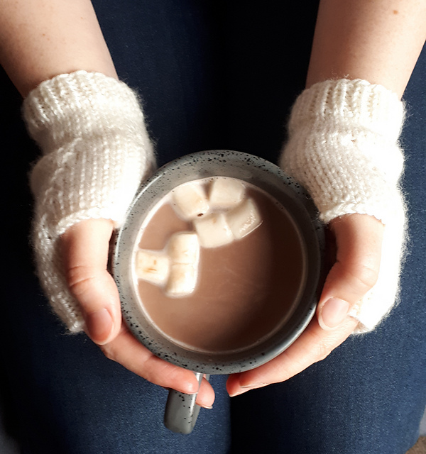 Mylky Way Fingerless Mittens