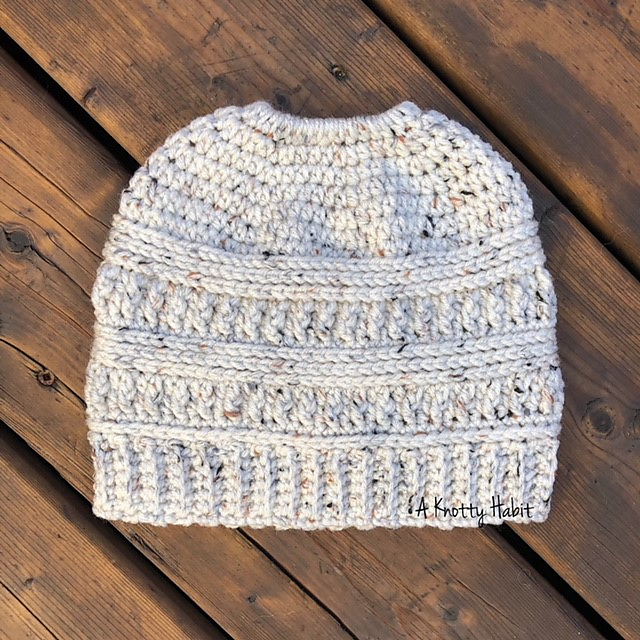 Messy Knots Bun Beanie
