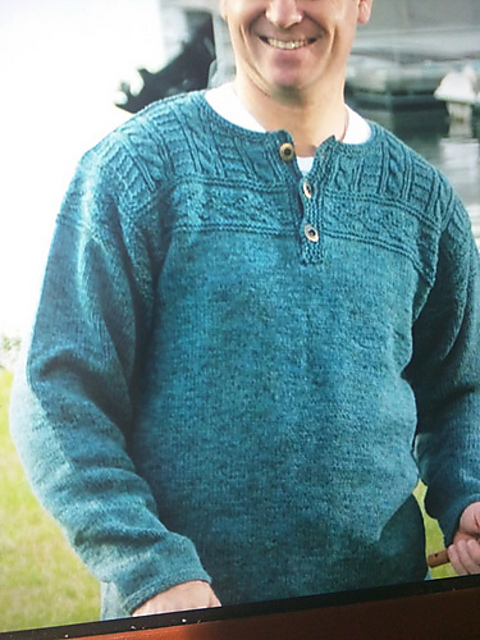 Men's Cotton Jean Henley