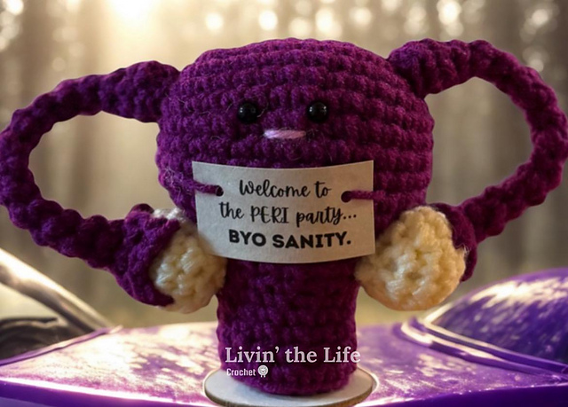 Moody Uttie Crocheted Uterus
