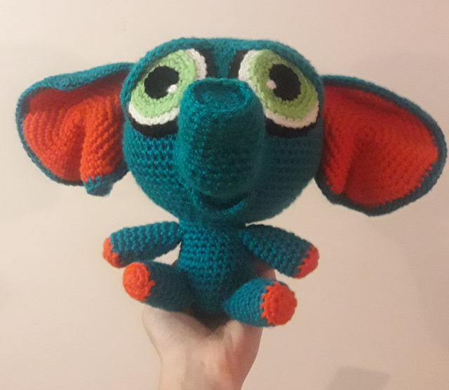Big Head Baby Animals ELEPHANT