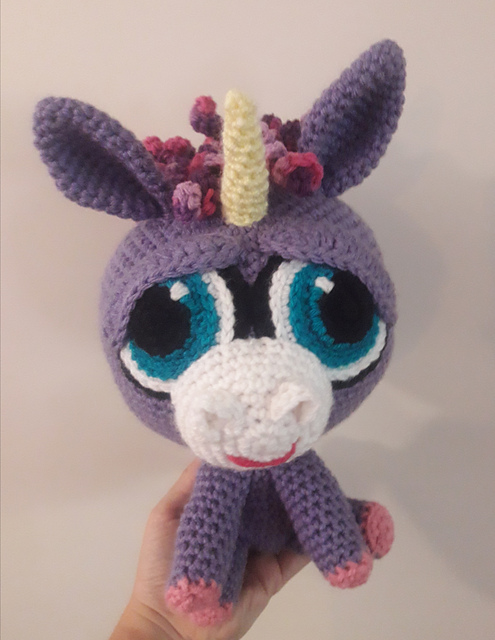 Big Head Baby Animals UNICORN
