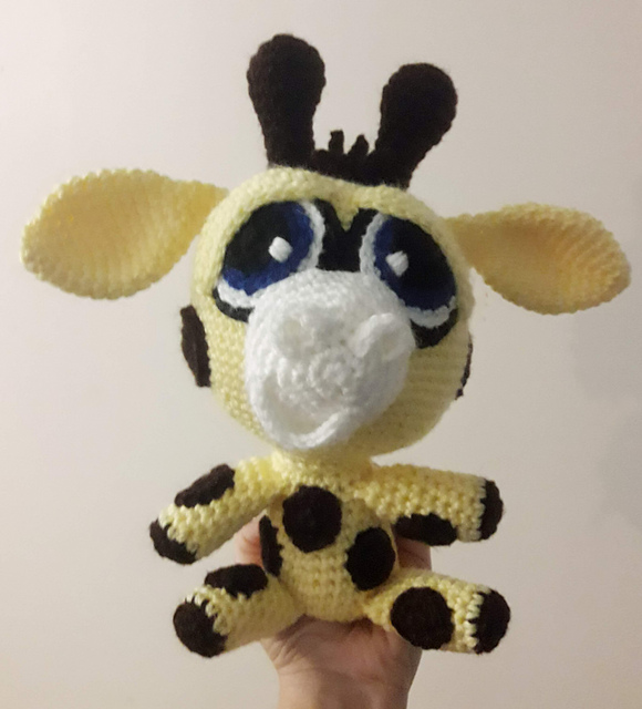 Big Head Baby Animals GIRAFFE