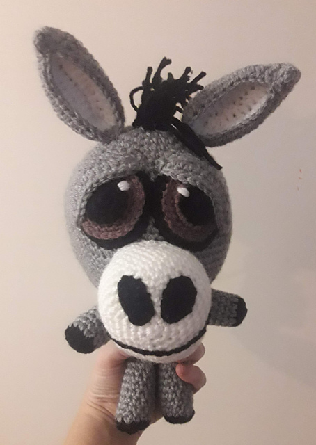 Big Head Baby Animals DONKEY