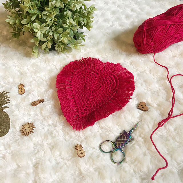 Boho Heart Coasters