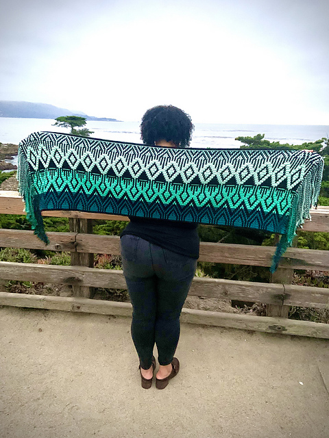 Cosmic Shine Shawl