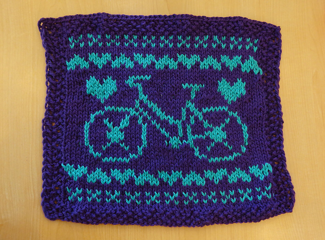 Bike and Be Free Dishcloth